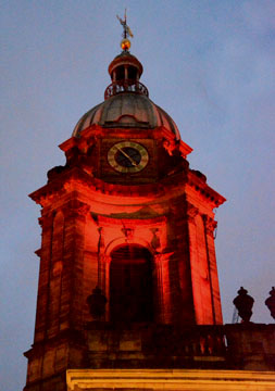 Tower coloured Red
