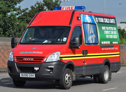 West Midlands Fire Service Support Vehicle