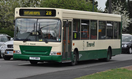 T72WWV Yardley Travel Bus