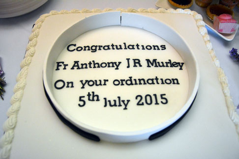 Father Anthony's
          Ordination Cake